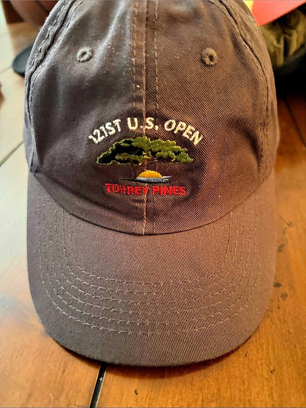 USGA U.S. Open Torrey Pines cap Brown Adjustable Golf Cap